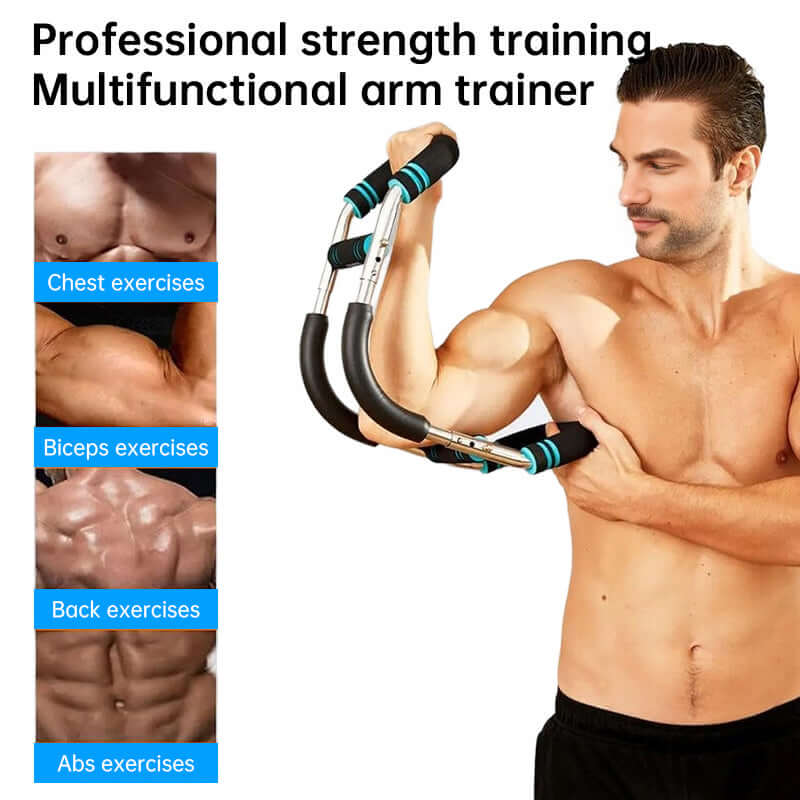 Adjustable Arm Strength Trainer | Spring Resistance Arm Exerciser | Upper Body Workout Equipment | Portable Chest Expander | Home Gym Arm Workout Tool | Multi-Level Resistance Arm Trainer | Compact Upper Body Strengthener | Versatile Arm Exercise Device