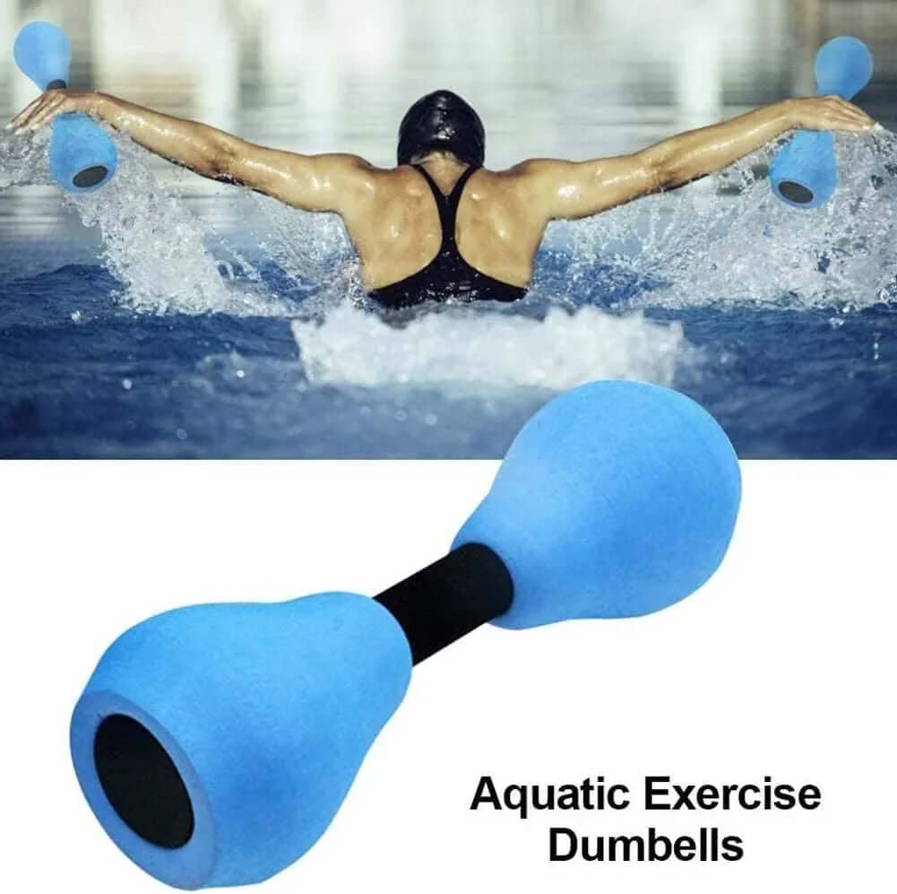 Aquatic Foam Dumbbells | Pool Resistance Weights | Water Aerobics Hand Weights | EVA Foam Water Dumbbells | Swimming Pool Exercise Weights | Aqua Fitness Dumbbells | Water Therapy Weights | Floating Pool Dumbbells​

