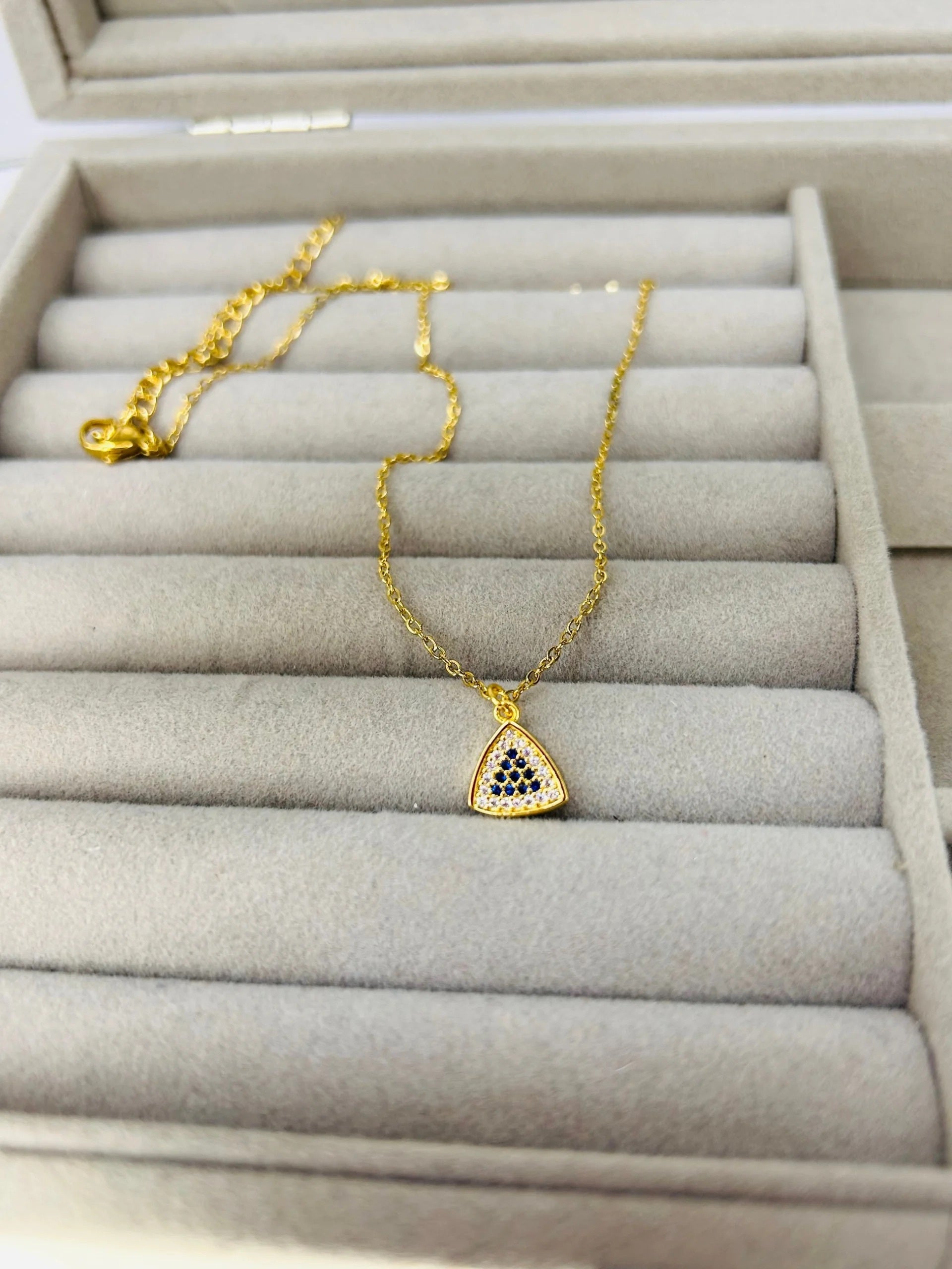 Stainless Steel Triangle Necklace For Women eprolo