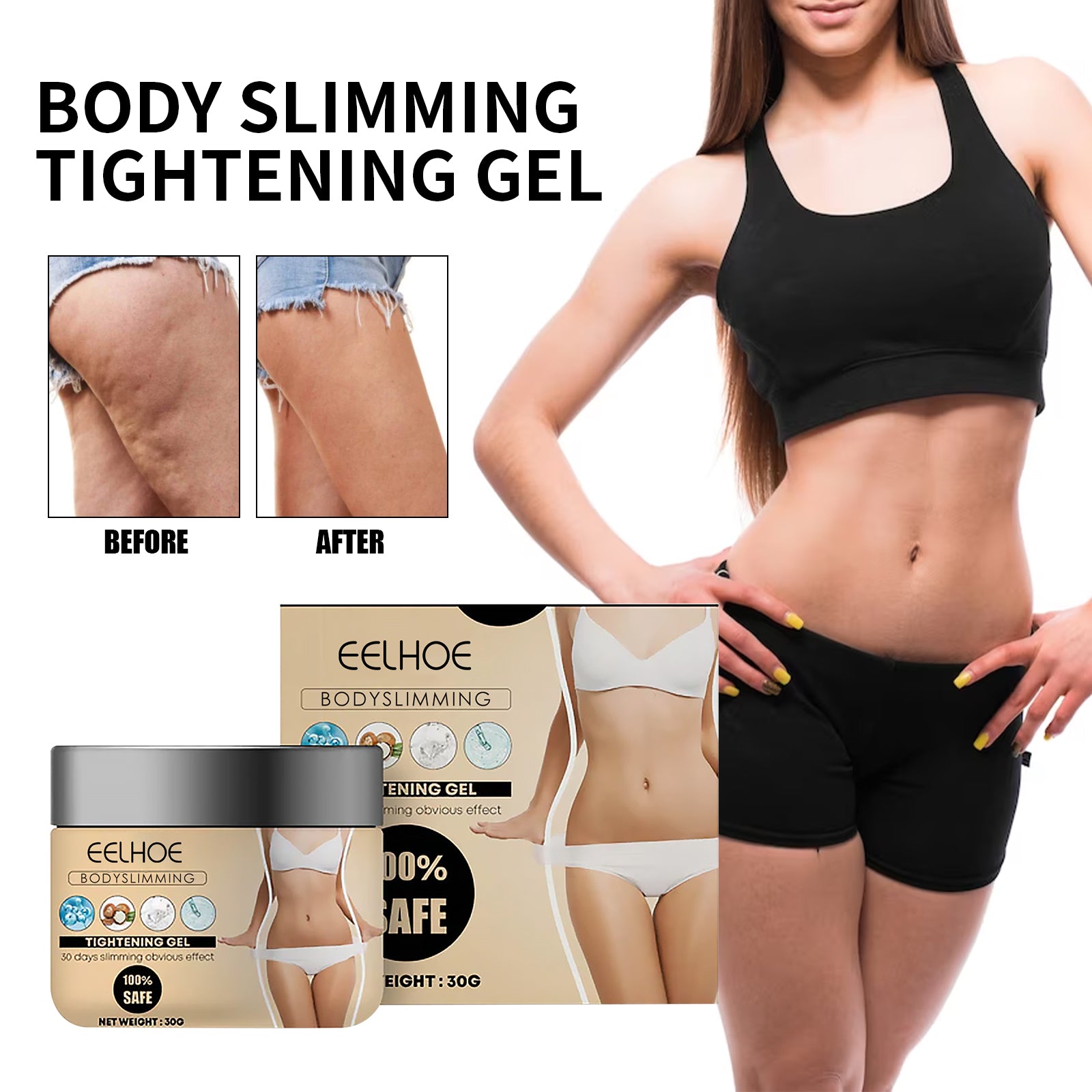 Body Slimming Tightening Gel, Firming Arms Worship Meat Belly Highlights Body Curves Slimming Gel - Rituel Serein