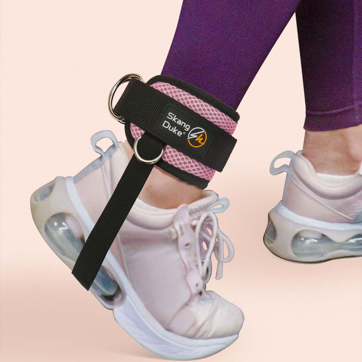 Adjustable Ankle Strap for Leg Workouts | Cable Machine Ankle Attachment | Resistance Band Ankle Strap | Leg Exercise Strap | Glute Kickback Strap | Lower Body Training Strap | Fitness Ankle Cuff | Gym Ankle Strap​

