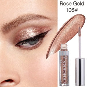 PHOERA Magnificent Metals Glitter and Glow Liquid Eyeshadow 12 Colors - Rituel Serein