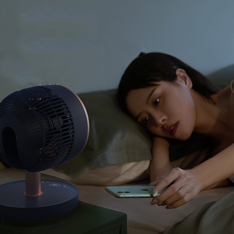 Emmett New Folding Telescopic Air Circulation Fan Household Floor Fan Electric Fan Convection Fan eprolo