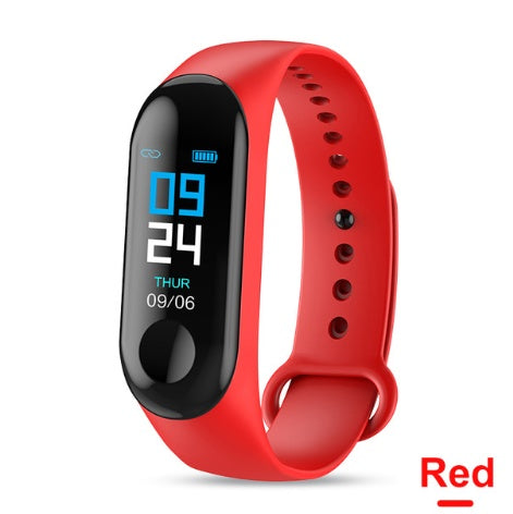 Compatible With , Smart Bracelet Heart Rate And Blood Pressure Exercise Meter Step Information Push Smart Reminder Color Bracelet eprolo