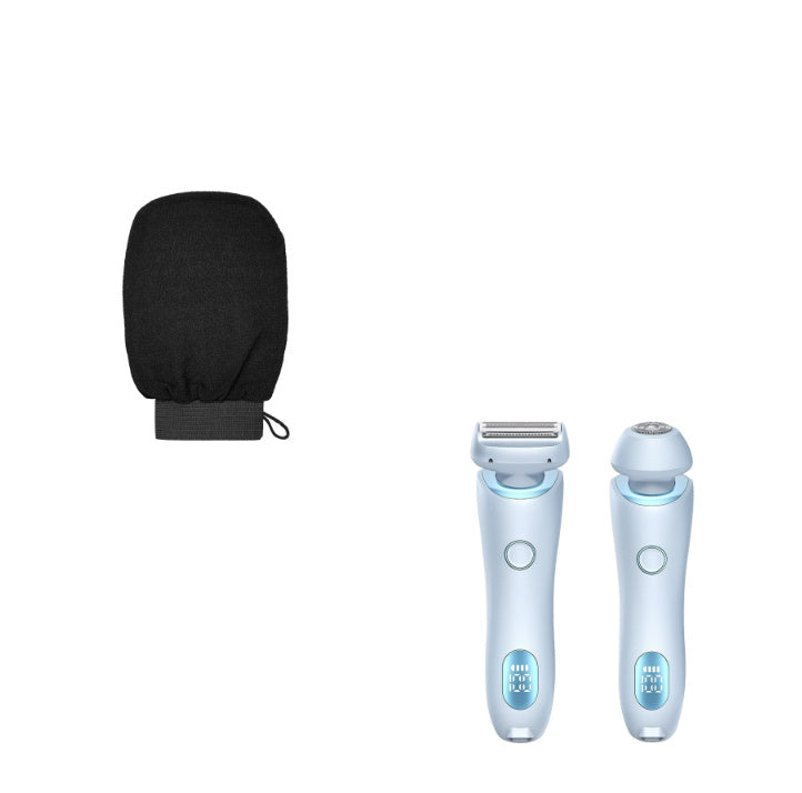 2 In 1 Hair Removal Epilator USB Rechargeable Trimmer Women Body Razor Face Leg Armpit Bikini Hand Pubic Shaver Hair Remover - Rituel Serein