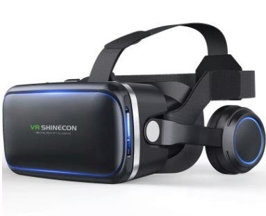 Original VR Shinecon  Gafas De Realidad Virtual 120 Fov 3D Gafas Google Carton Con Auriculares Estereo Caja Para Smartphone eprolo