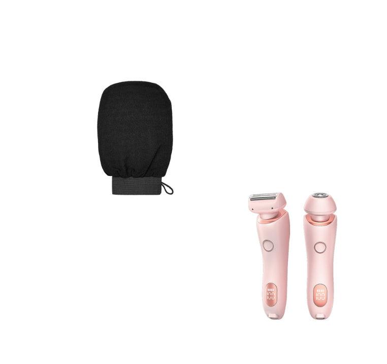 2 In 1 Hair Removal Epilator USB Rechargeable Trimmer Women Body Razor Face Leg Armpit Bikini Hand Pubic Shaver Hair Remover - Rituel Serein