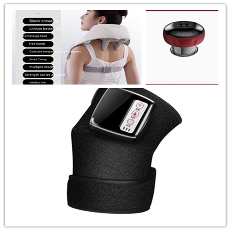 Electric Infrared Heating Knee Massager Wrap Elbow Joint Support Vibration Therapy Physiotherapy Machine Pain Relief Massageador - Rituel Serein