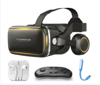 Original VR Shinecon  Gafas De Realidad Virtual 120 Fov 3D Gafas Google Carton Con Auriculares Estereo Caja Para Smartphone eprolo