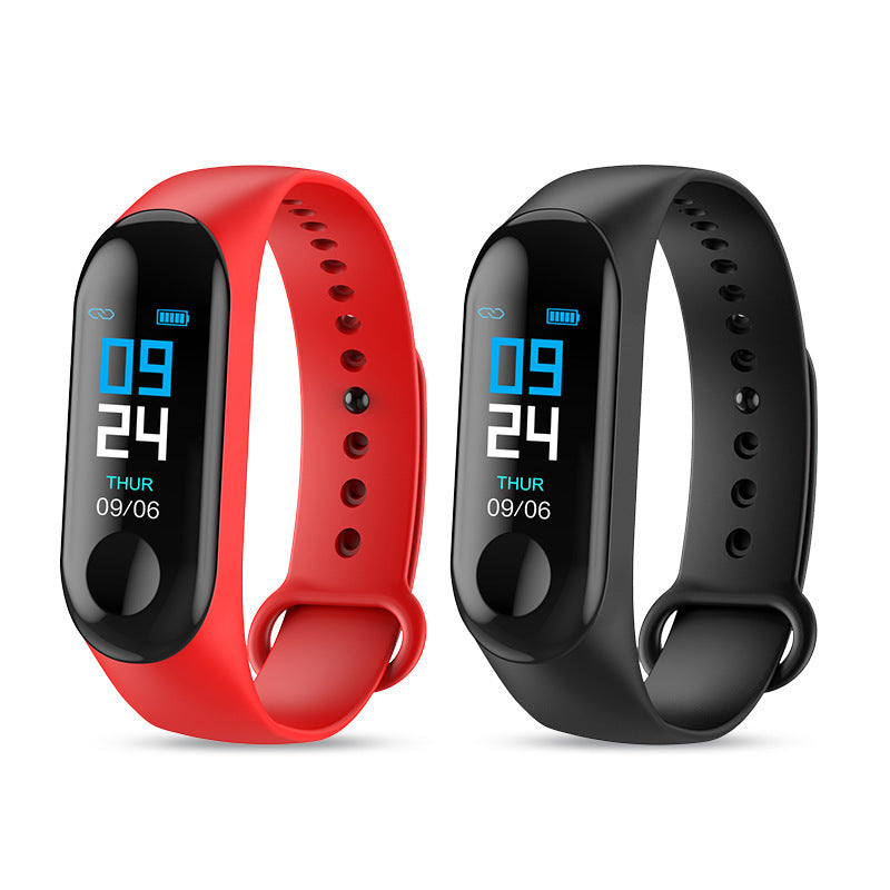 Compatible With , Smart Bracelet Heart Rate And Blood Pressure Exercise Meter Step Information Push Smart Reminder Color Bracelet eprolo