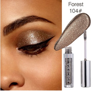 PHOERA Magnificent Metals Glitter and Glow Liquid Eyeshadow 12 Colors - Rituel Serein