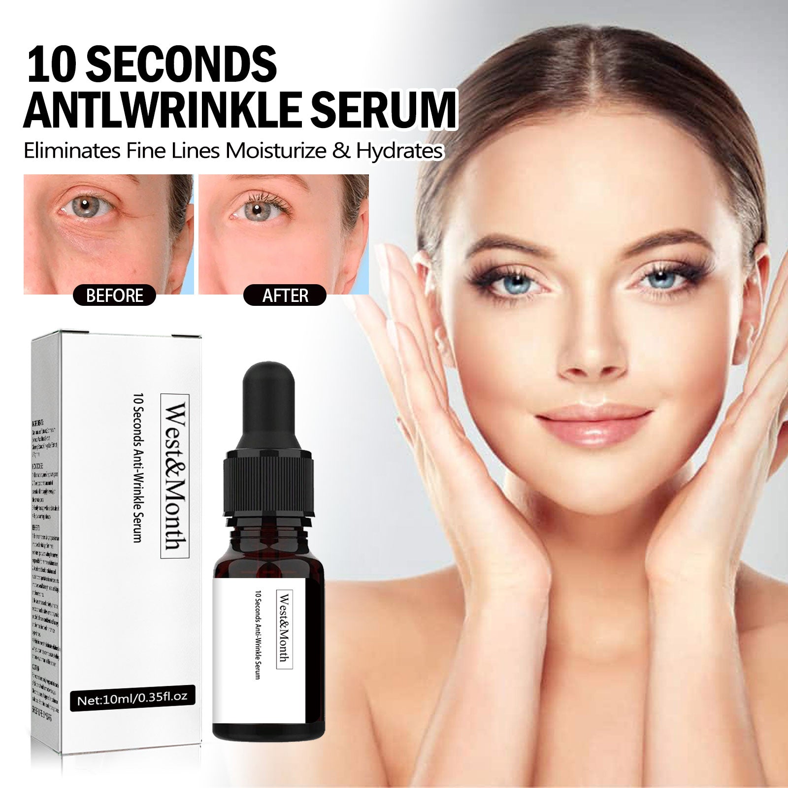 Instant Wrinkle Serum | Rapid Firming Face Serum | Anti-Aging Lifting Serum | Quick-Acting Skin Tightener | 10-Second Face Lift Serum | Fast Absorbing Anti-Wrinkle Serum | Peptide-Infused Wrinkle Serum | Skin Smoothing Instant Serum | Instant Anti-Aging Treatment | Under Makeup Wrinkle Serum


