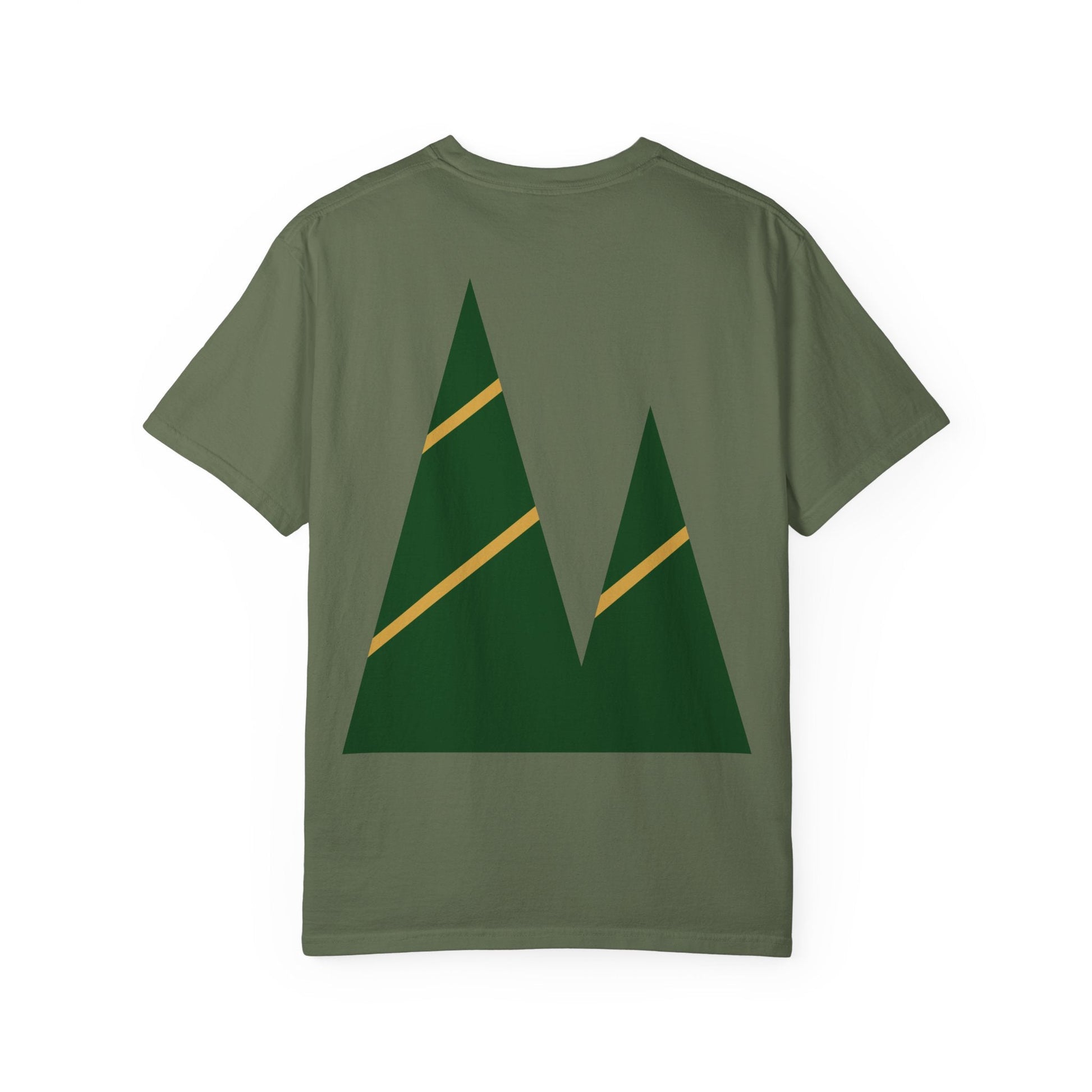 Art Lover Boutique T‑Shirt — Minimalist Green Mountain Graphic Printify