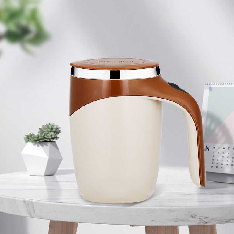 Rechargeable Model Automatic Stirring Cup Coffee Cup High Value Electric Stirring Cup Lazy Milkshake Rotating Magnetic Water Cup - Rituel Serein
