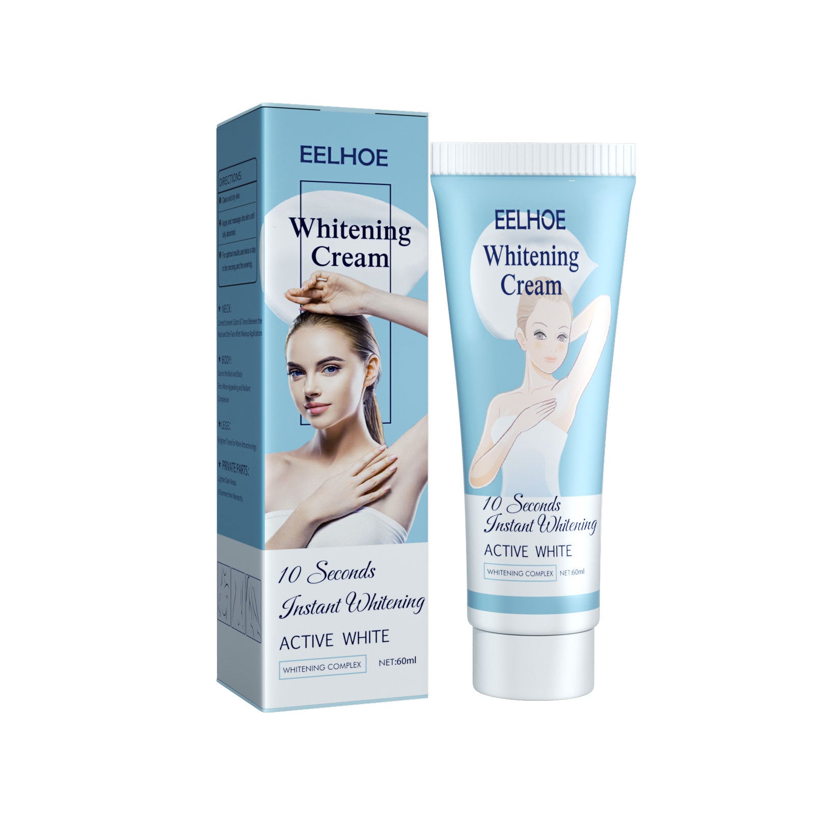 Whitening Cream, Body Concealer Brightening Armpit Moisturizing Skin Beauty Cream - Rituel Serein