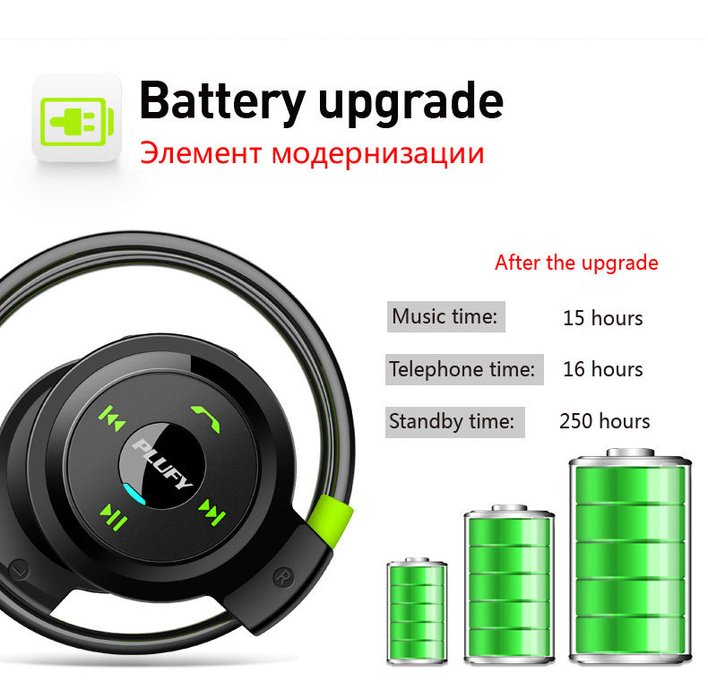 PLUFY Sports Bluetooth Headset Wireless Headphones Earphones Running Ecouteur Sans Fil Bluetooth Headphone earphone Radio MP3 eprolo