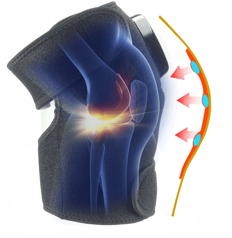 Electric Infrared Heating Knee Massager Wrap Elbow Joint Support Vibration Therapy Physiotherapy Machine Pain Relief Massageador - Rituel Serein