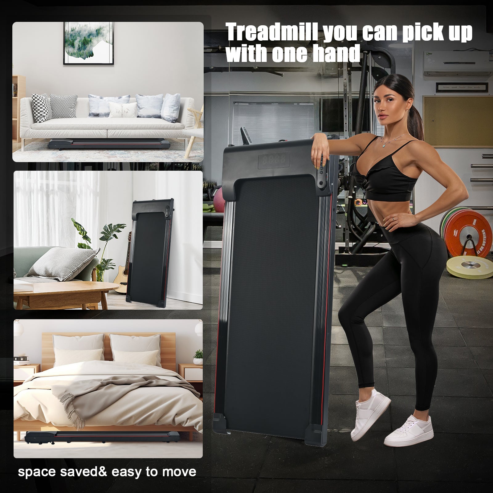 Portable Walking Treadmill with 300lb Capacity - Rituel Serein