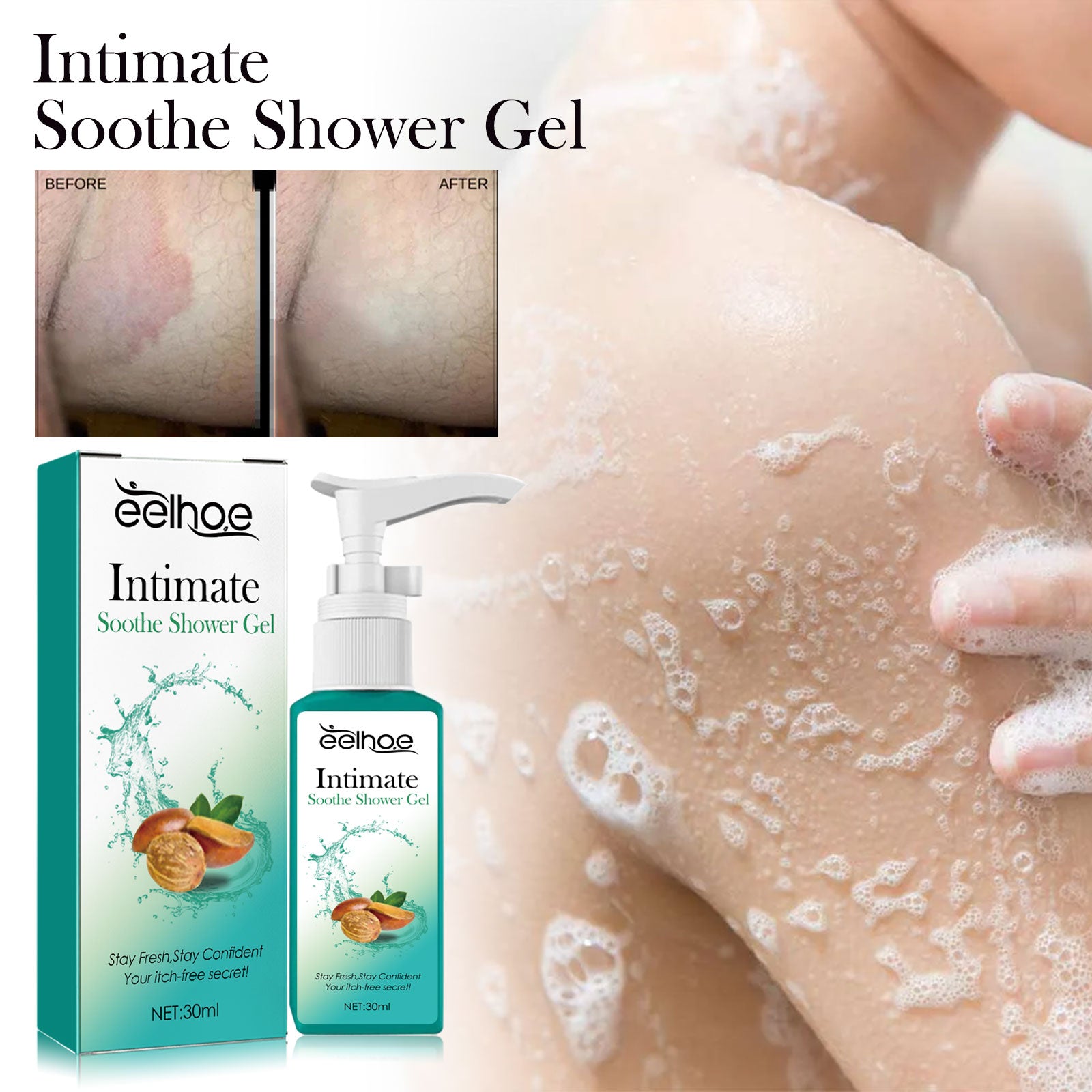 Gentle Exfoliating Shower Gel | Hydrating Shower Gel for Dry Skin | Itch Relief Body Wash | Soothing Exfoliating Body Cleanser | Moisturizing Shower Gel for Sensitive Skin | Deep Cleanse Exfoliating Gel | Nourishing Shower Gel for Itchy Skin | Revitalizing Body Wash with Exfoliants | Sensitive Skin Exfoliating Gel | Daily Hydrating Shower Cleanser