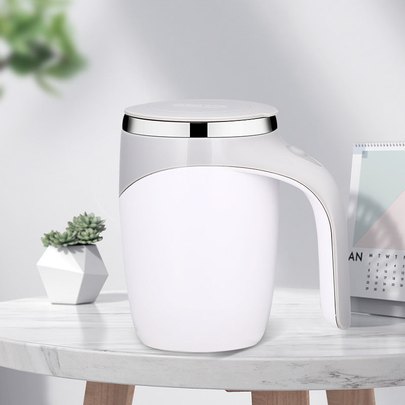 Rechargeable Model Automatic Stirring Cup Coffee Cup High Value Electric Stirring Cup Lazy Milkshake Rotating Magnetic Water Cup - Rituel Serein