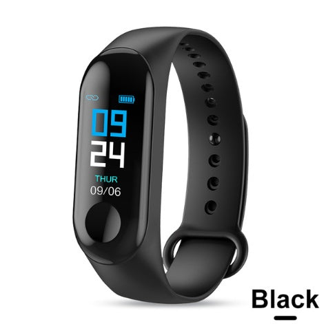 Compatible With , Smart Bracelet Heart Rate And Blood Pressure Exercise Meter Step Information Push Smart Reminder Color Bracelet eprolo