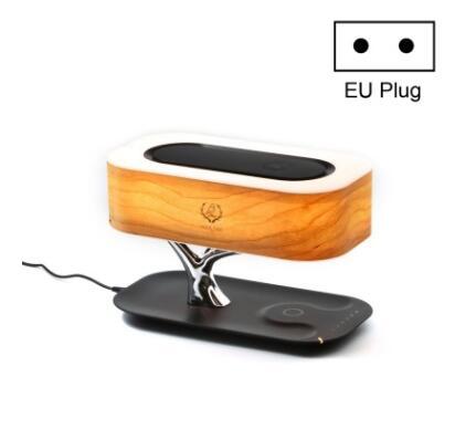 Creative Tree Light Table Lamp Bluetooth-Compatiable Music Speaker Bedside Light Dimmable Phone Wireless Charging Desk Lights eprolo