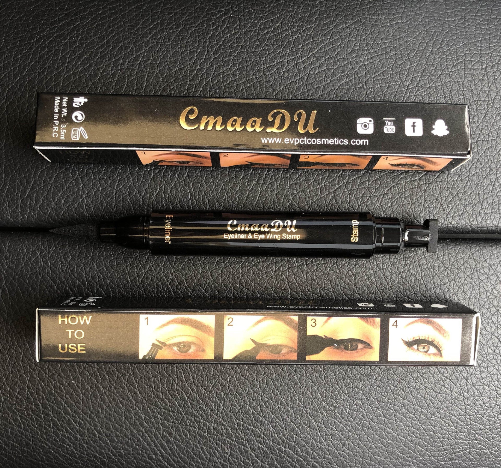 Double-headed wing seal eyeliner - Rituel Serein
