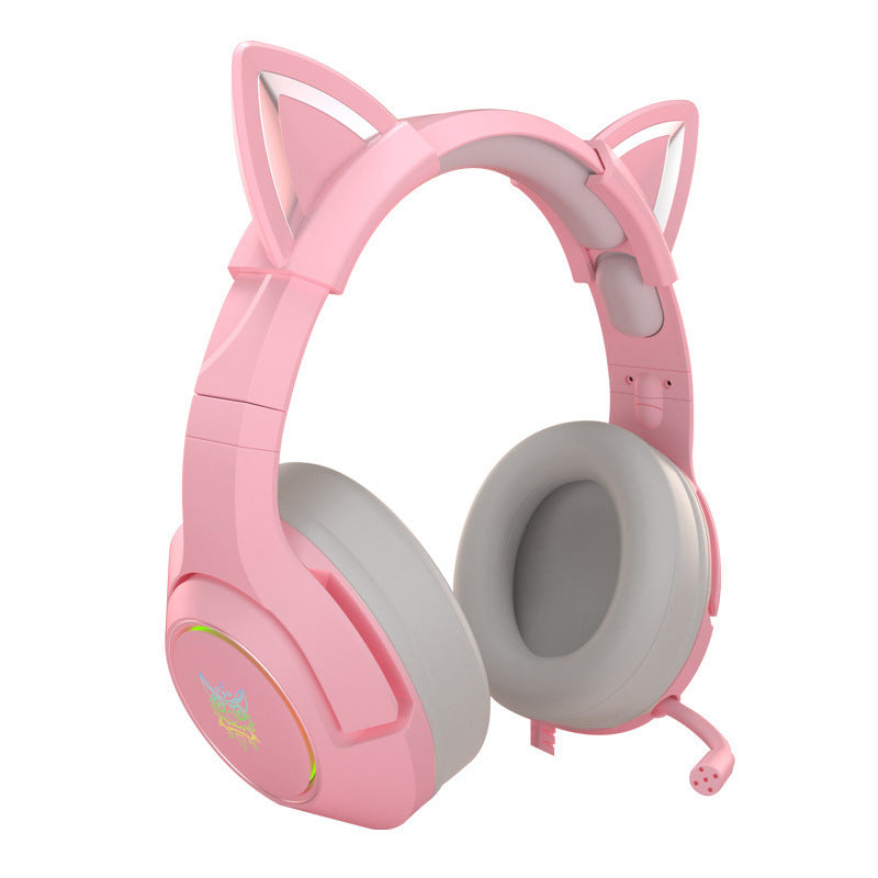 Head-mounted Gaming Gaming Cute Girls Wired Computer Headset eprolo