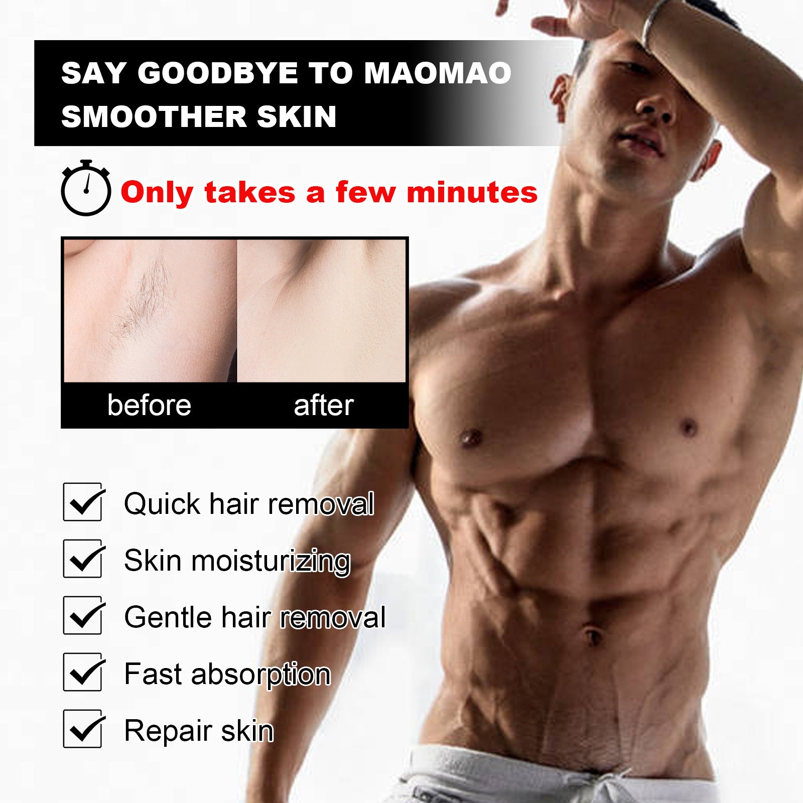 Crème dépilatoire pour hommes - Rituel Serein