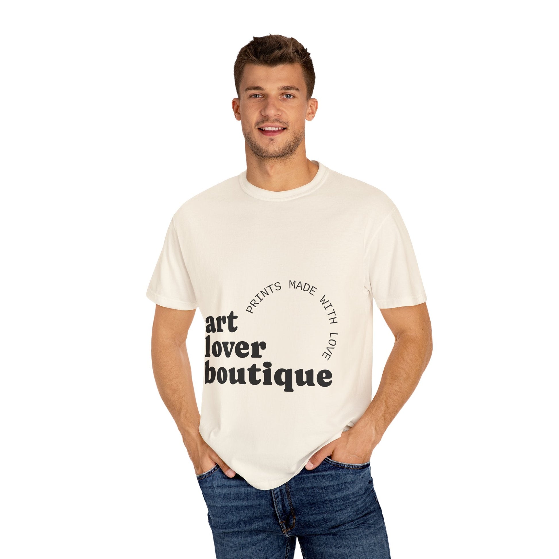 Art Lover Boutique T‑Shirt — Minimalist Green Mountain Graphic Printify