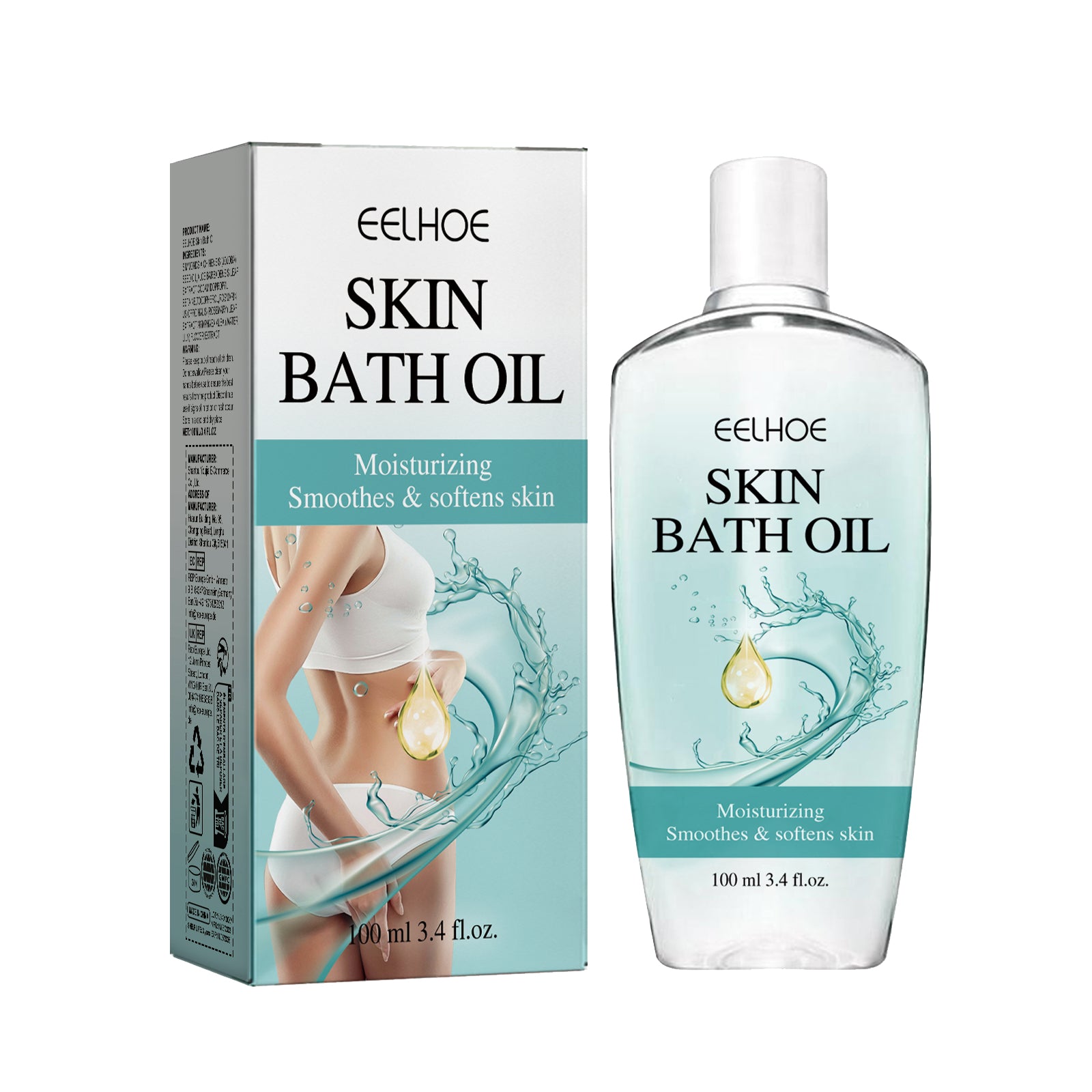 Skin Bath Oil, Body Cleansing And Repairing Skin Moisturizing And Lubricating Skin Care Bath Oil - Rituel Serein