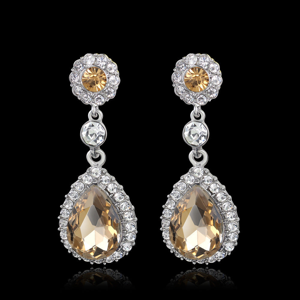 Fashion Elegant Crystal Drop Exquisite Earrings eprolo