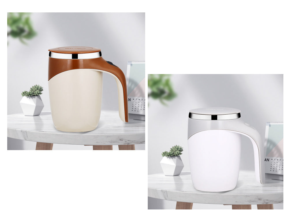 Rechargeable Model Automatic Stirring Cup Coffee Cup High Value Electric Stirring Cup Lazy Milkshake Rotating Magnetic Water Cup - Rituel Serein