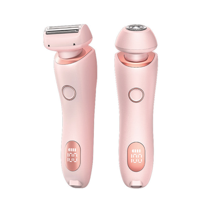 2 In 1 Hair Removal Epilator USB Rechargeable Trimmer Women Body Razor Face Leg Armpit Bikini Hand Pubic Shaver Hair Remover - Rituel Serein