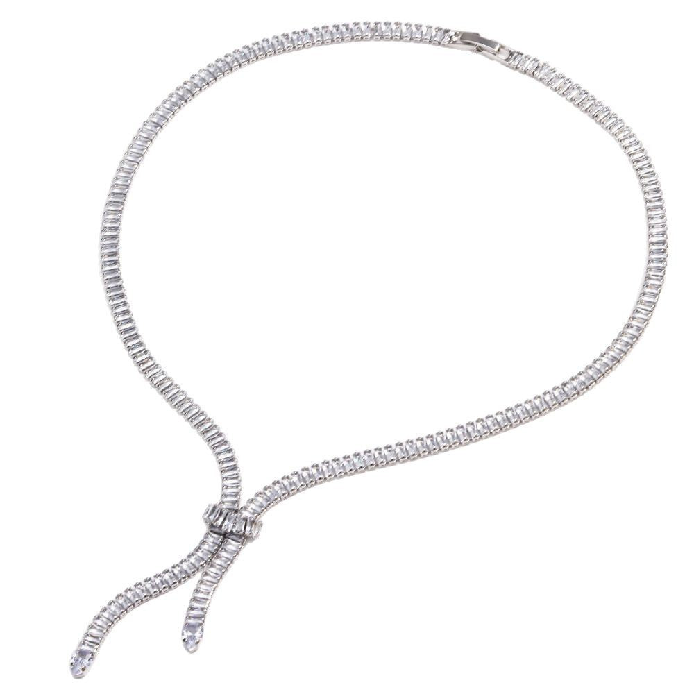 Zircon Fringe Necklace Fashionable Clavicle Chain eprolo