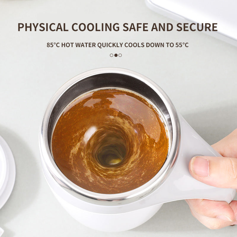 Rechargeable Model Automatic Stirring Cup Coffee Cup High Value Electric Stirring Cup Lazy Milkshake Rotating Magnetic Water Cup - Rituel Serein