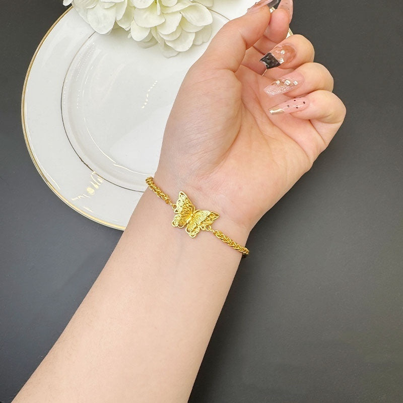 Simple And Sophisticated Hollow Butterfly Bracelet For Women eprolo