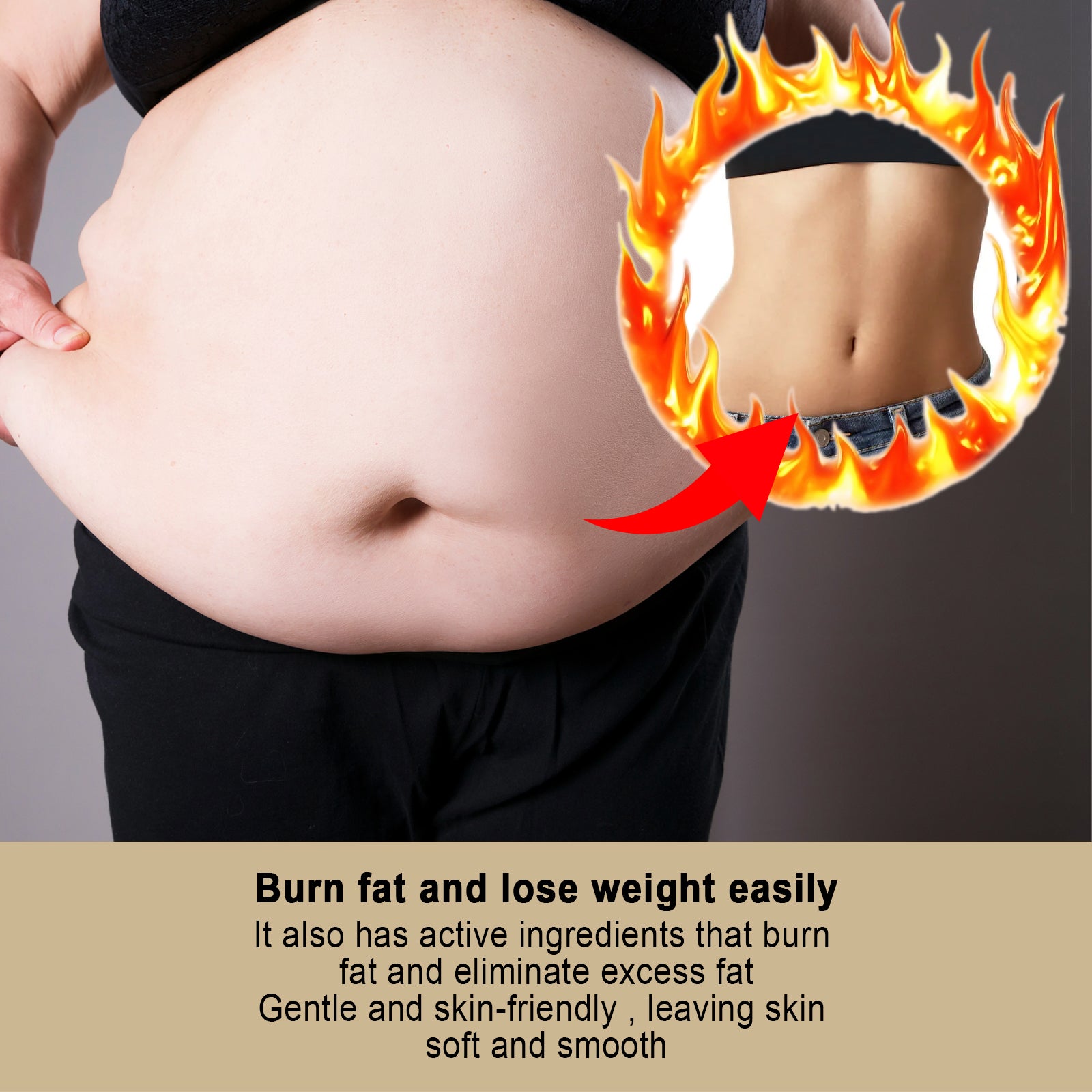 Body Slimming Tightening Gel, Firming Arms Worship Meat Belly Highlights Body Curves Slimming Gel - Rituel Serein