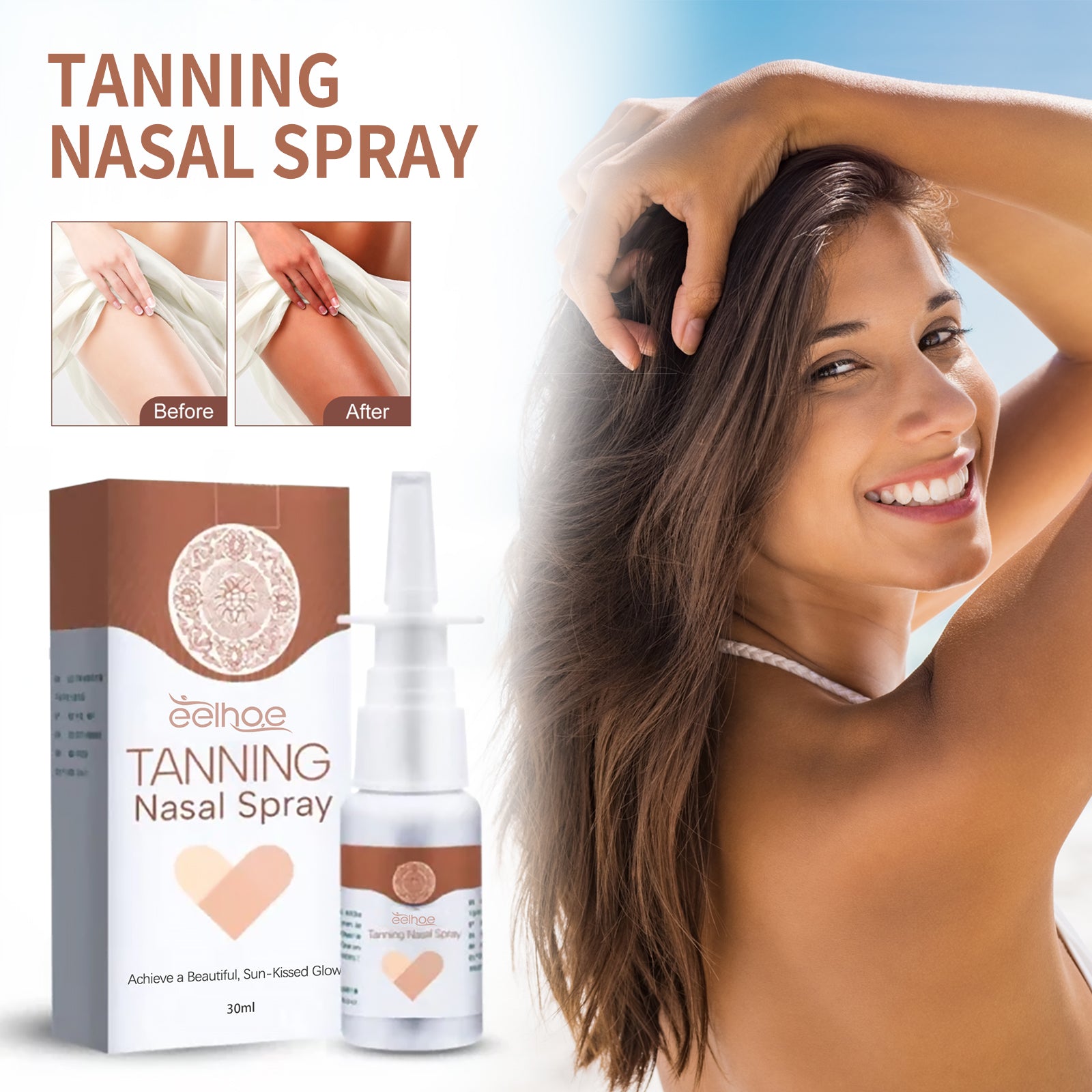 Tanning Nasal Spray Tanning Beauty Self Tanning Tan Wheat Skin Body Care - Rituel Serein