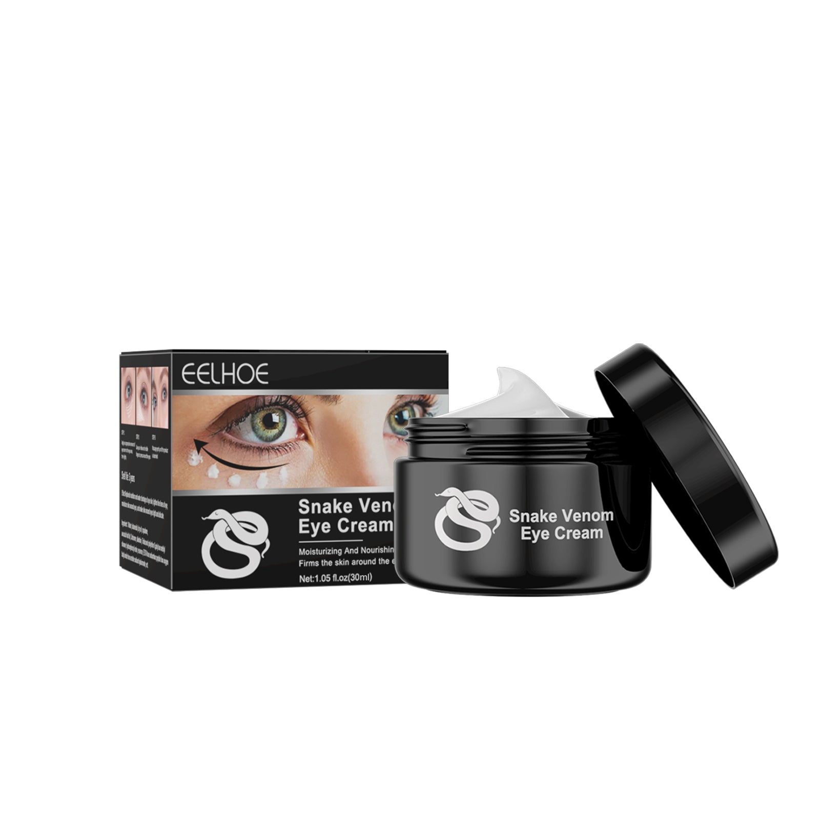 Anti-Wrinkle Snake Eye Cream | Peptide Eye Cream for Puffiness | Under Eye Dark Circle Cream | Snake Extract Firming Cream | Anti-Aging Eye Treatment | Fine Line Eye Moisturizer | Eye Cream with Snake Venom | Wrinkle Smoothing Eye Gel | Collagen Boost Eye Cream | Youthful Eyes Treatment Cream

