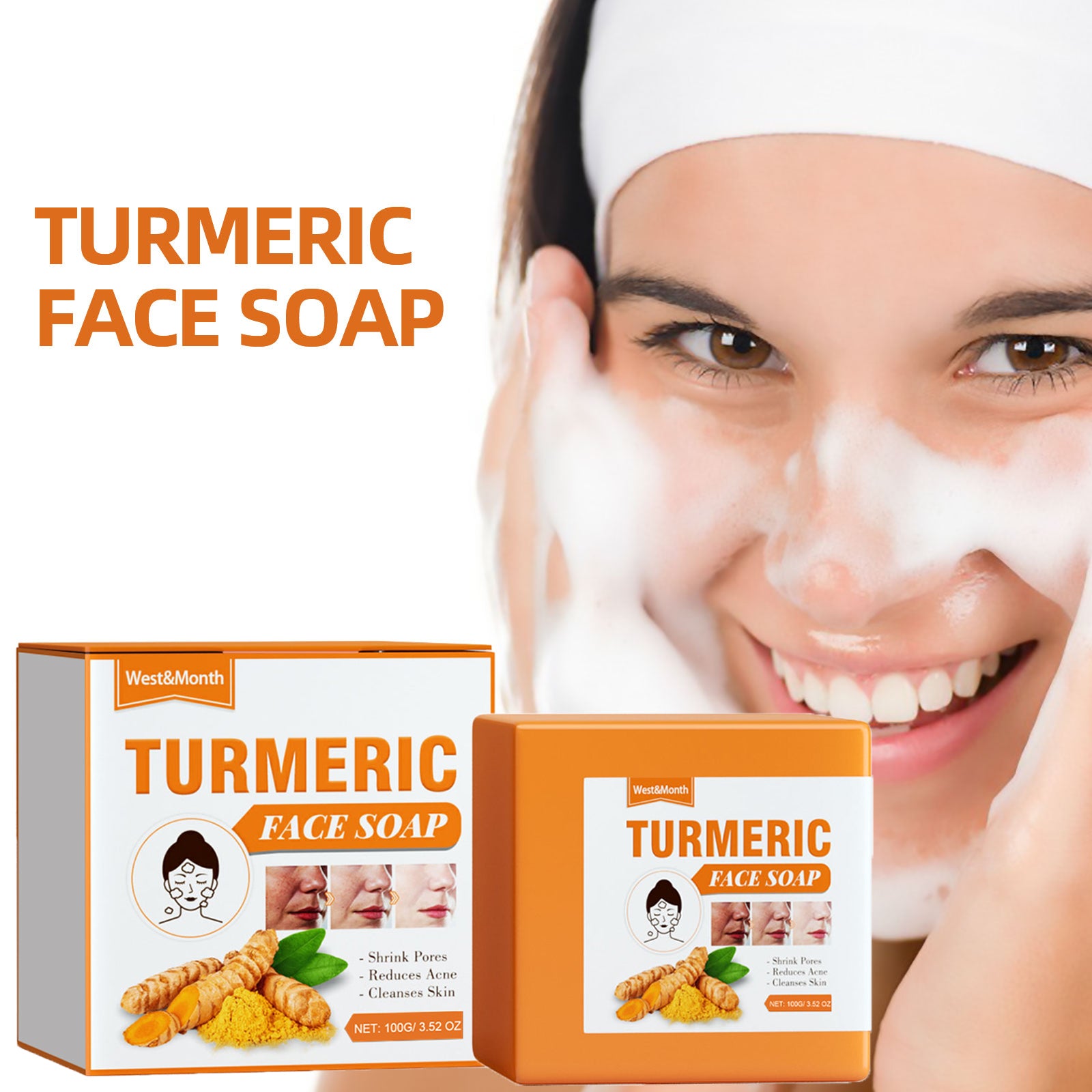 Turmeric Brightening Facial Soap | Natural Spot-Fading Turmeric Cleanser | Anti-Aging Turmeric Face Bar | Turmeric and Shea Butter Skin Soap | Dark Spot Corrector Turmeric Soap | Turmeric Infused Facial Cleanser | Herbal Turmeric Skin Brightening Soap | Turmeric Soap for Even Skin Tone | Organic Turmeric Face Wash Bar | Turmeric Soap for Fine Line Reduction​
