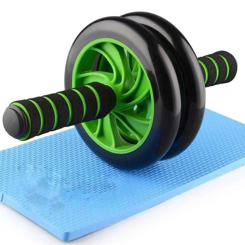 Dual Wheel Ab Roller | Ab Wheel Roller with Knee Mat | Core Strength Ab Trainer | Home Gym Ab Wheel | Non-Slip Ab Roller for Core | Fitness Ab Roller with Handles | Compact Ab Exercise Wheel | Beginner-Friendly Ab Wheel

