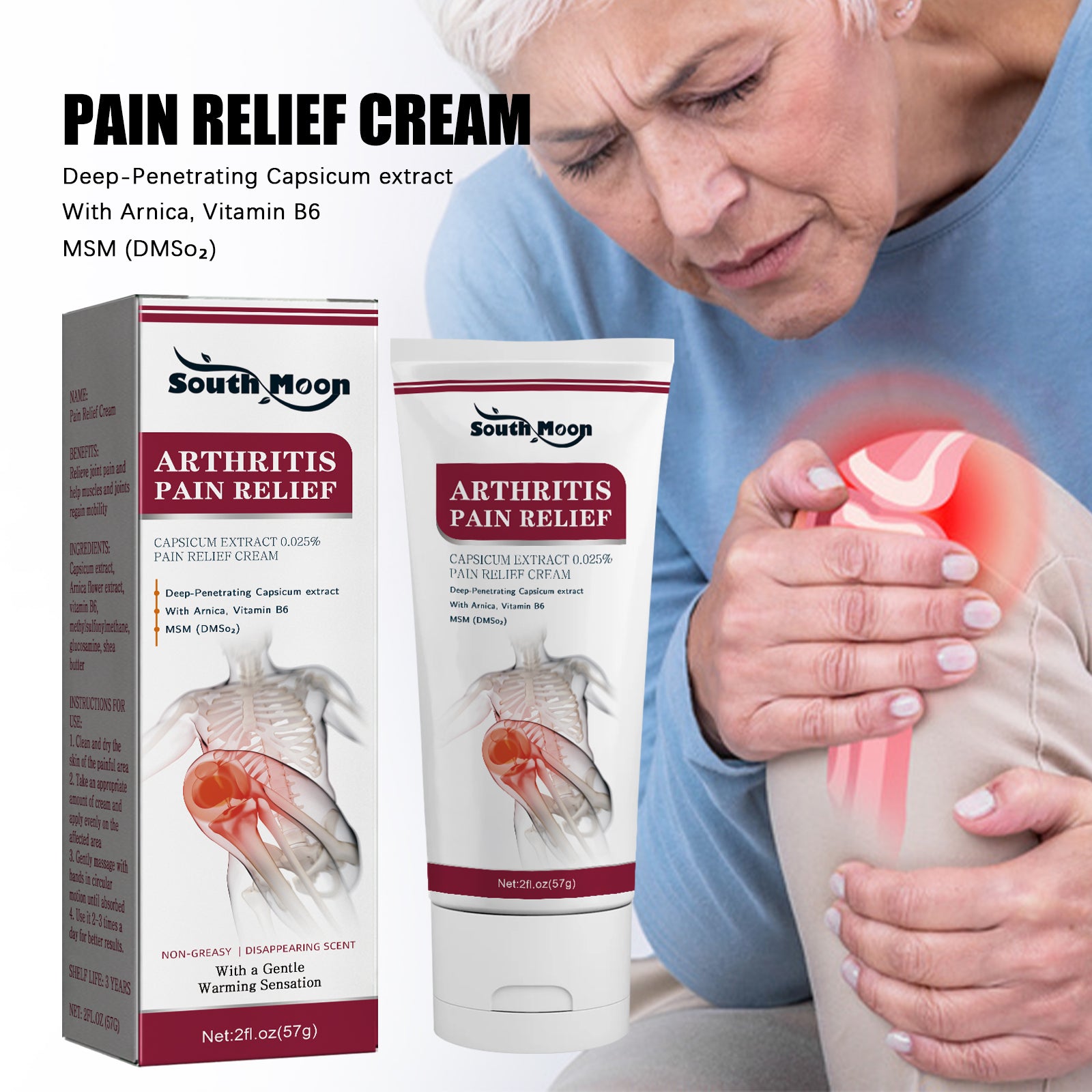 Joint and Muscle Pain Cream | Herbal Arthritis Relief Cream | Back Pain Soothing Gel | Anti-Inflammatory Pain Ointment | Sports Injury Recovery Cream | Deep Penetrating Pain Balm | Body Ache Relief Cream | Non-Greasy Pain Relief Lotion | Fast-Acting Joint Gel | Natural Pain Soothing Cream


