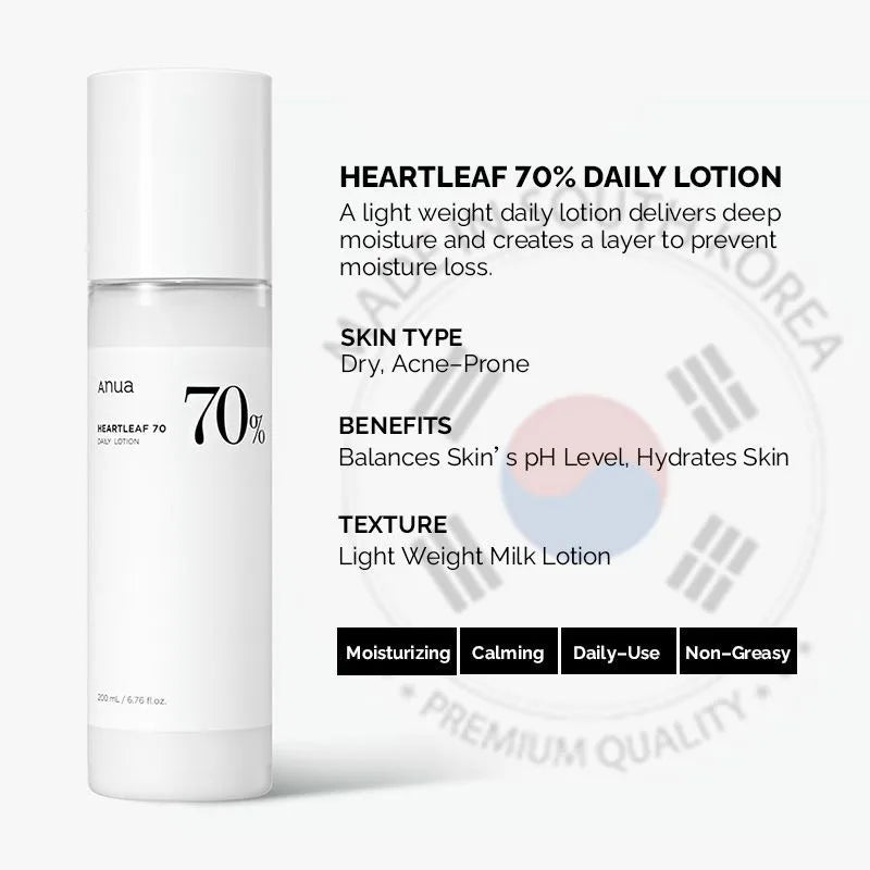 Korean Anua Heartleaf Toner | Heartleaf Acne Toner with Rice Extract | Calming Toner for Sensitive & Oily Skin | Lightweight Acne Control Toner | Daily Hydrating Facial Toner | Toner for Redness & Blemishes | Skin Soothing Korean Toner | Gentle Brightening Toner for Acne-Prone Skin

