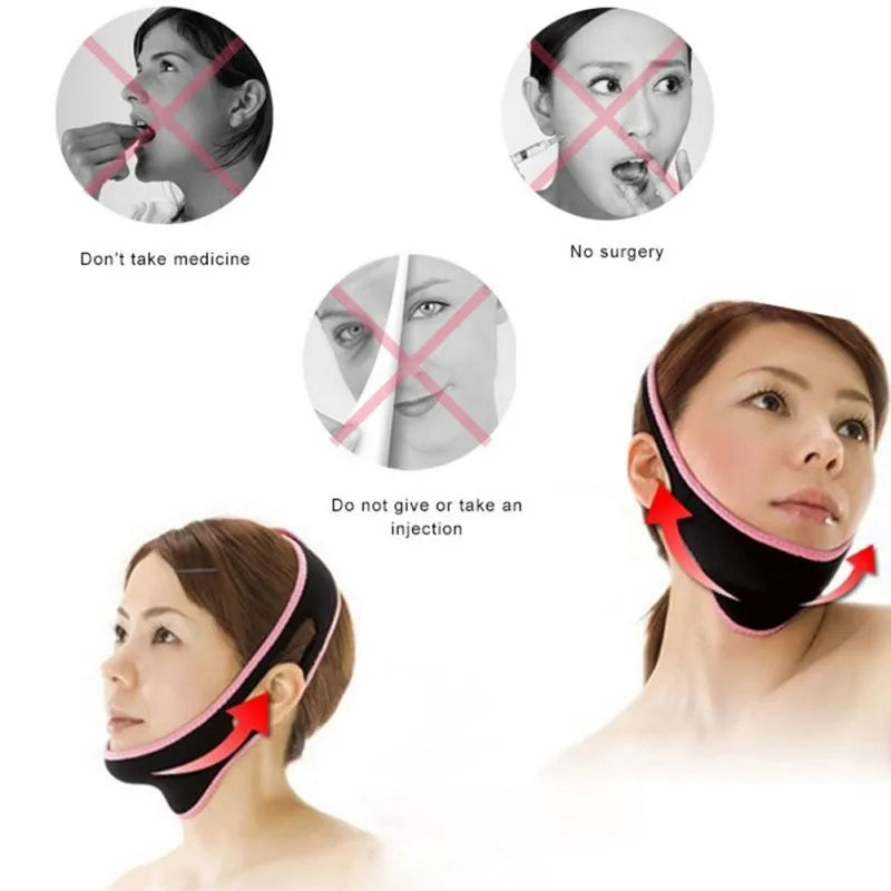 V-Line Lifting Face Mask | Chin Slimming Strap | Anti-Wrinkle Jawline Mask | Double Chin Lifting Band | Reusable V-Line Chin Strap | Collagen Infused Slimming Mask | Aloe Vera Face Lift Mask | Face Sculpting Chin Band | Skin Firming V-Line Strap | Facial Contour Lift Mask
