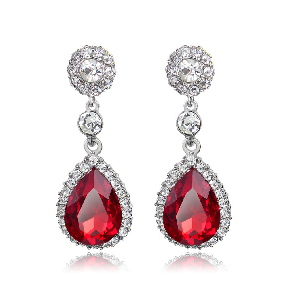 Fashion Elegant Crystal Drop Exquisite Earrings eprolo