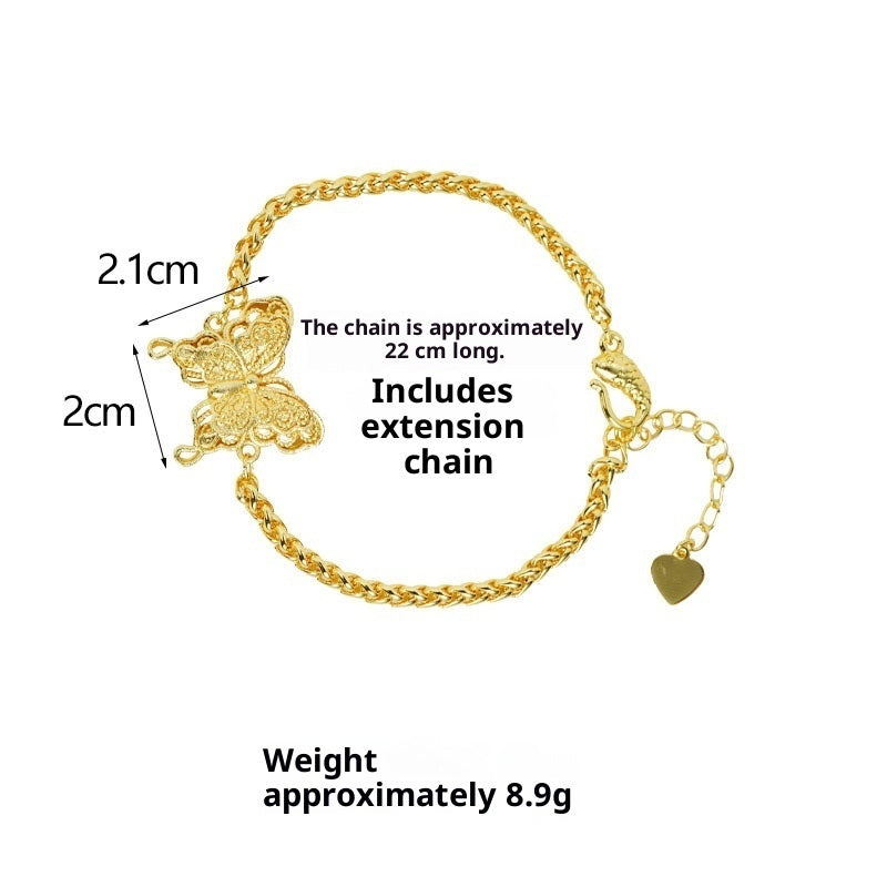 Simple And Sophisticated Hollow Butterfly Bracelet For Women eprolo