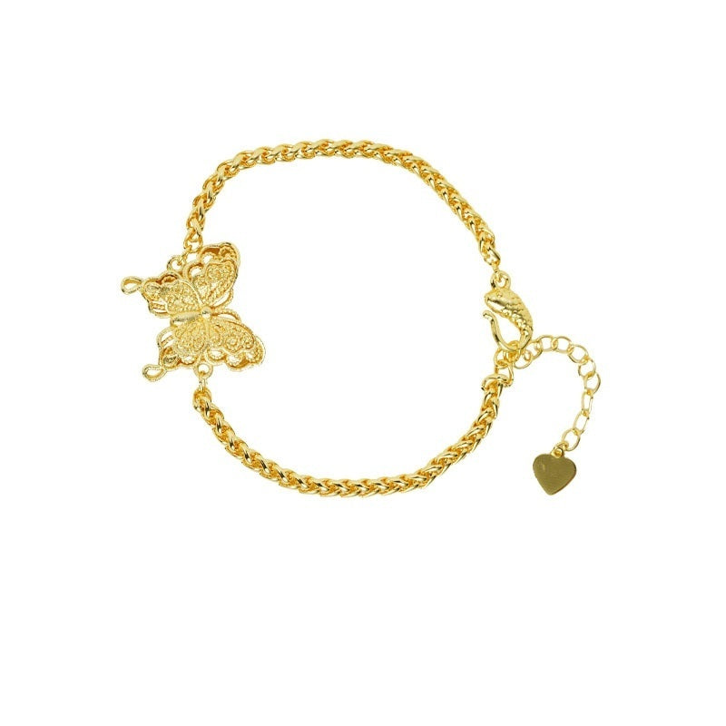 Simple And Sophisticated Hollow Butterfly Bracelet For Women eprolo