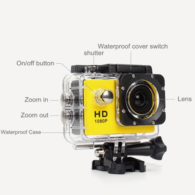 HD High-definition 1080P Action Sports Waterproof  DV Camera eprolo