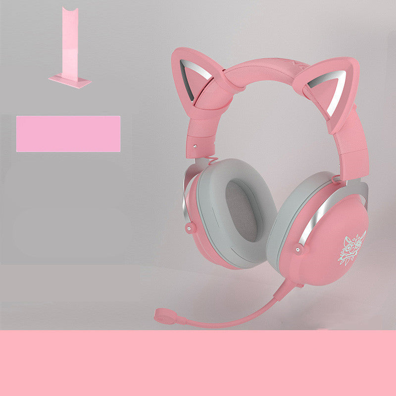 Head-mounted Gaming Gaming Cute Girls Wired Computer Headset eprolo